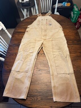 Round House overalls multiple pockets adjustable straps and reinforced stitching